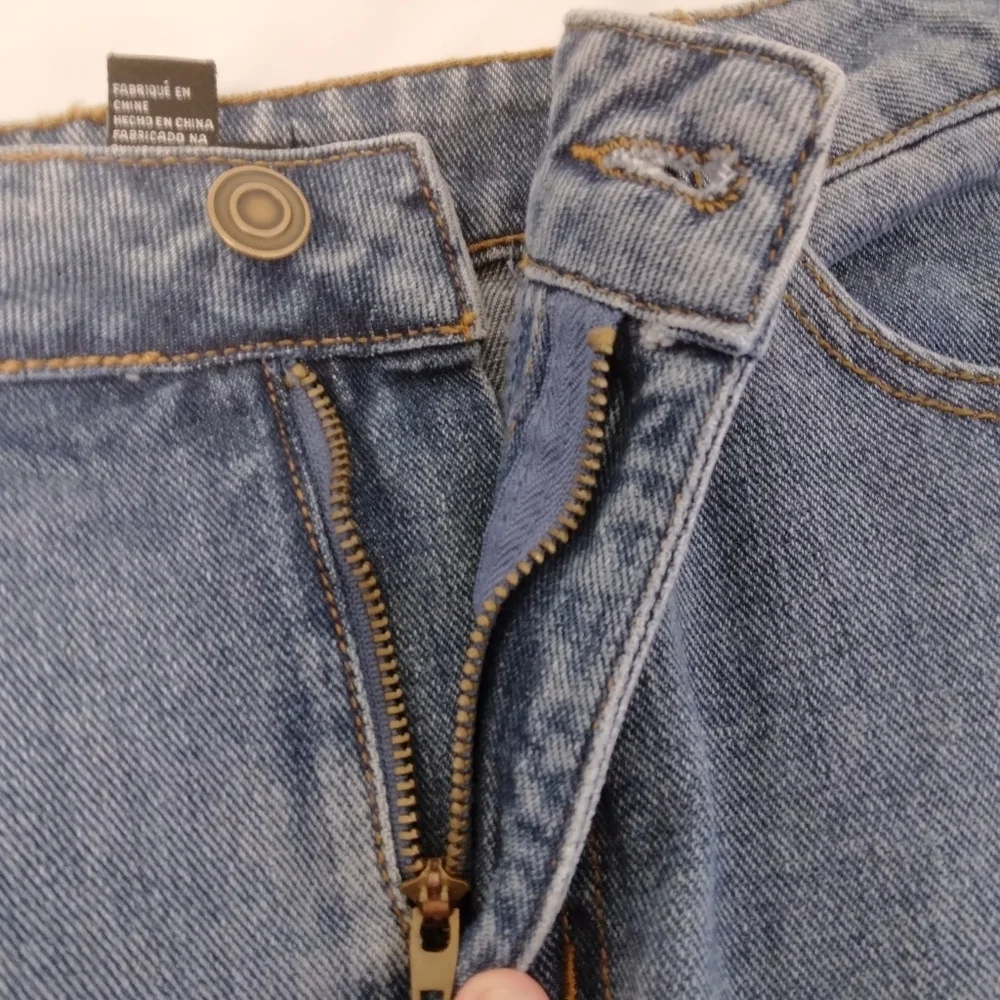 Denim 5 pocket skirt from Forever 21 with True Love Ribbon Decoration on Sides
